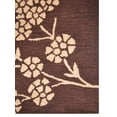 thumbnail image 5 of Rugsotic Carpets Hand Tufted Wool Eco-Friendly 4'x6' Area Rugs Rectangle Brown White Floral Modern High Pile Thick Handmade Anti Skid Indoor Rug for Living Room, Bedroom K00513, 5 of 5