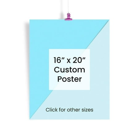 Ezposterprints - Custom Poster Print - Upload Your Image/Photo - Personalized Photo Prints Create Your Own Poster - Print Any Photos Images - 16 X 20 Inches