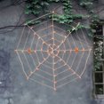 thumbnail image 2 of Orange LED Web Lights w/ 2 Spiders - 5 Ft, 2 of 4