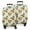 White Sunflower Bouquet, variant on Black Sunflower Pattern Luggage Cover Fashion Suitcase Cover Baggage Covers Fit 25-28 Inch Luggage (Go Travel)