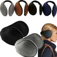 thumbnail image 5 of 4PCS Warm Thicken Earmuffs Plush Winter Cycling Windproof Men Women Fleece Cycling Ears Covers Protection Plush Soft Ear Muffs (Grey), 5 of 7