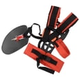 thumbnail image 3 of W Shape Adjustable Shoulder Harness Strap for Trimmers Brush Cutter with Padded Waistband Orange, 3 of 8