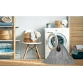 thumbnail image 2 of Ahgly Company Machine Washable Indoor Rectangle Transitional Gray Cloud Gray Area Rugs, 4' x 6', 2 of 7