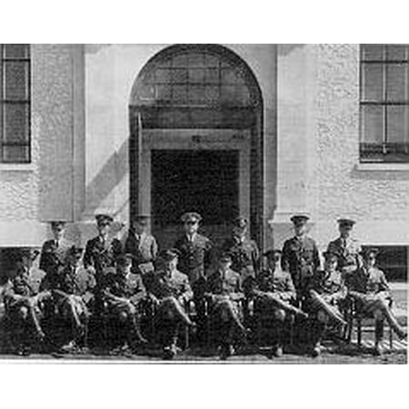 Canvas Print Members of the Air Corps Tactical School's 1931 class at Maxwell Field in Montgomery, Alabama Stretched Canvas 10 x