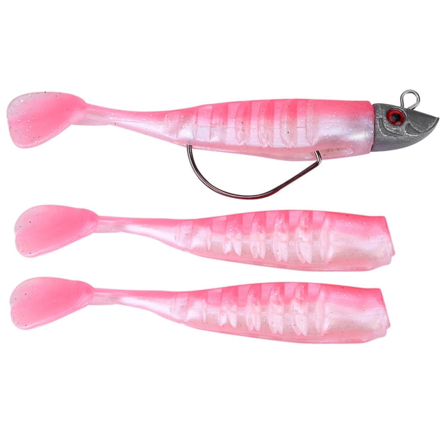 Señuelo suave Jig Head, 3 piezas Jig Head Soft Jig Head Señuelo Cebo de pesca artificial Calidad superior