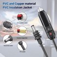 thumbnail image 3 of DC Car Power Cable for Satellite, 18AWG IP68 Water Resistant Design, Robust DC Car Adapter Charger Power Supply Cable for Cars, Trucks, Buses, Boats, etc., 3 of 7
