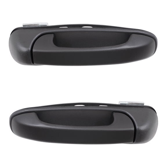 Brock Replacement Pair Set Rear Outside Textured Door Handles Compatible with 02-08 Pickup Durango Dakota & Raider 55275685AB 55275684AB