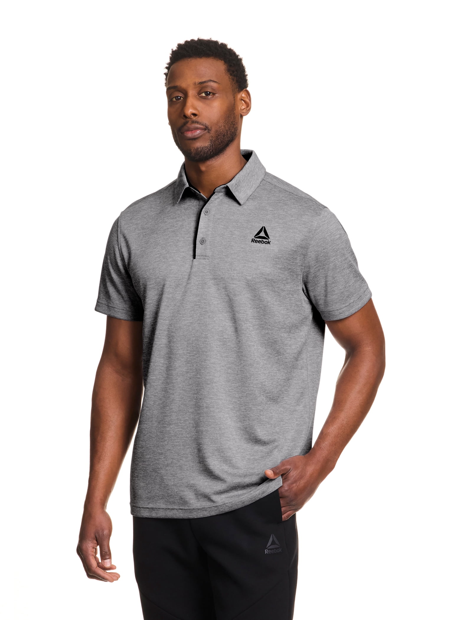 Reebok Men's and Big Men's Performance Polo Shirt, Sizes XS-5XL