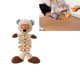 thumbnail image 1 of Juguetes de peluche para perros, juguete para mascotas sin relleno, con papel arrugado, para perros pequeños, medianos y grandes jugando (mapache) Rojo Verde, 1 of 5