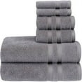 thumbnail image 6 of Mainstays Performance Solid Bath Towel, 30" x 54", Grey Flannel, 6 of 6