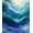 Blue, variant on ODIKA 4'x6' Machine Washable Non-Slip Area Rug, Nautical Wave Flow with Abstract Ocean and Shell Embellishments High Traffic Rug, Blue, 38439