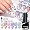 thumbnail image 5 of Gel Nail Polish, Magnetic Nail Polish, Holographic Glitter Translucent Jelly Color Eye Gel Polish with Magnet, Easy Application and Safe formula for Salon and DIY At Home Use, 5 of 5
