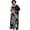 Black White Line Art Floral Graphic, variant on CFCSRP Women Kaftan Dresses Plus Size Moo Moo for WomenCover ups Summer Dress Maxi Long Caftan Swimsuit Bathing Suit Cover Up