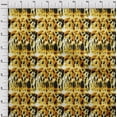 thumbnail image 3 of oneOone Viscose Jersey Yellow Fabric Animal Skin Sewing Material Print Fabric By The Yard 60 Inch Wide-590, 3 of 5