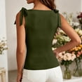 thumbnail image 6 of MAFYTYTPR Women's Tie Shoulder Boat Neck Tank Tops Spring Summer Solid Color Fitted Casual Tops for Everyday Wear 1PC S-XXL, 6 of 8