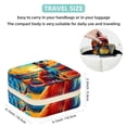 thumbnail image 5 of Kangaroo Travel Portable Square Jewelry Box Organizer for Rings, Earrings, Necklaces, Bracelets for Girls and Women, 5 of 6