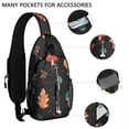 thumbnail image 2 of Sling Backpack Small BackpackTravel Sling Bag for Men Women Travelers Mushroom, 2 of 6