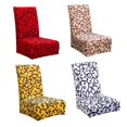 thumbnail image 4 of Cubierta De Silla Fundas para sillas de comedor de hotel en casa elásticas con patrón de impresión extraíble (negro) Tmvgtek Libre de BPA, 4 of 6