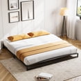 thumbnail image 5 of IdealHouse King Size Metal Bed Frame,Platform King Bed Frame with Arch Design,6 Inch Heavy Duty Strong Support Slats,Sturdy Mattress Foundation,Easy Assembly,No Box Spring Needed，Black, 5 of 8