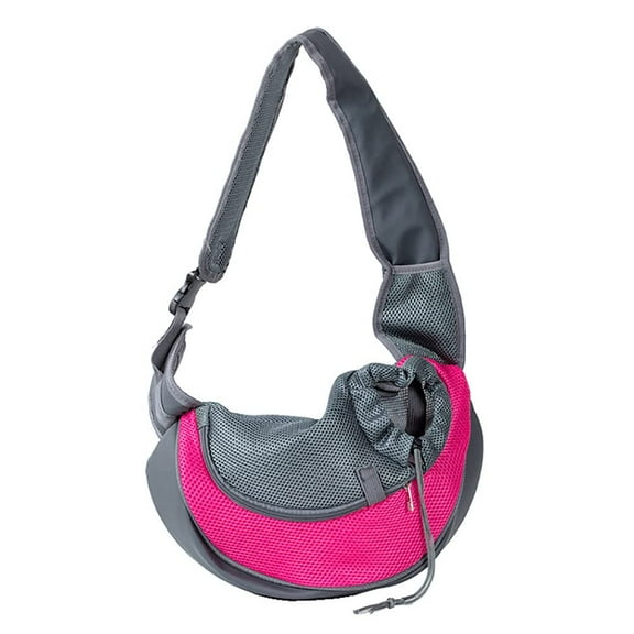 Pet Dog Sling Carrier,Breathable Mesh Portable Travel Safe Pet Sling Shoulder Bag Carrier with Adjustable Non-Slip Shoulder Strap for Small Dogs Cats Puppy