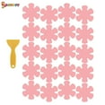 thumbnail image 2 of Spencer 20Pcs Non-Slip Bathtub Stickers Safety Shower Treads Adhesive Flower Decals Anti-Slip Appliques with Scraper for Bath Tub, Stairs, Shower Room (Pink), 2 of 8