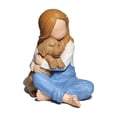 thumbnail image 1 of Estatuas y Figuras con la Frase " A Mi Perro", Regalos de Recuerdo de Amistad con Ángeles de Perro, Figuras Esculpidas y Pintadas A Mano para Amantes de los Perros, 1 of 6