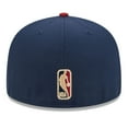 thumbnail image 4 of Men's New Era Navy/Red Cleveland Cavaliers 2025/26 Classic Edition Jersey Hook 59FIFTY Fitted Hat, 4 of 7
