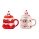 thumbnail image 1 of Juego de 2 Tazas de Cerámica Navideñas con Diseño Creativo para Disfrutar del Té Festivo mayimx Taza de café impresa, 1 of 9