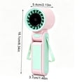 thumbnail image 3 of Foldable Neck Hanging Mini Fan 3 In 1 Handheld Desktop Portable USB Rechargeable Stepless Speed Adjustable Cooling Fan, For Travel Commuting Office Study Outdoor Sports Users, 3 of 6