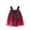 Red, variant on CHEEREAM Toddler Baby Girls Tulle Tutu Dress Sleeveless Layered Birthday Party Princess Dress for 3M-5T Blue 3 Years