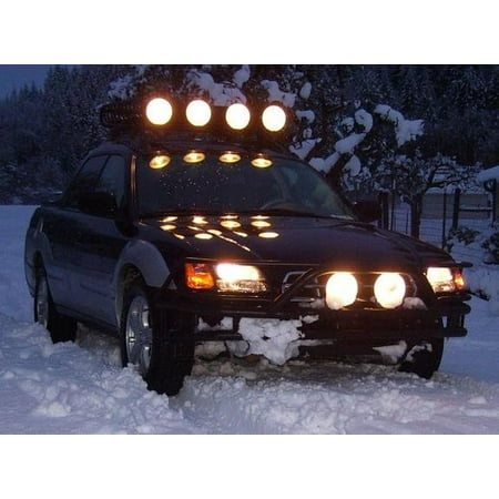 Subaru Baja Off Road Auxilliary Driving Lights Bumper Light Bar Offroad Lamps