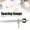 thumbnail image 3 of Compass Drawing Tool, Adjustable Wing Divider Carbon Steel Woodworking Compass for Geometry, Drawing, Drafting, Socket Wrenches, 3 of 7
