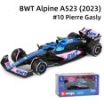 thumbnail image 2 of Bburago 1/43 F1 2023 Alpine F1 Team A523 31# Esteban Ocon aleación de Coche Fundido a presión Modelo de Coche colección Regalo, 2 of 4