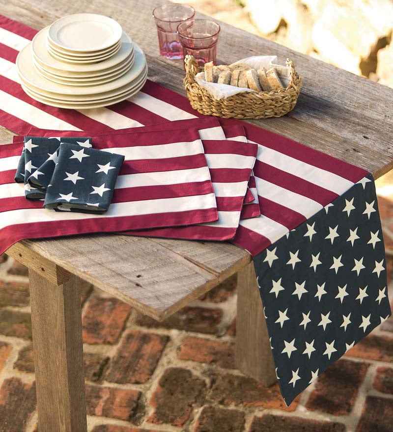 Quilted Placemats**Set of 4 Placemats**Americana**Hostess Gift**Dinner Table Mats**4th of July**Independence Day