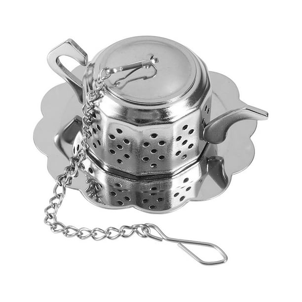 Théière Passoire à thé en acier inoxydable Filtre à infuseur à thé