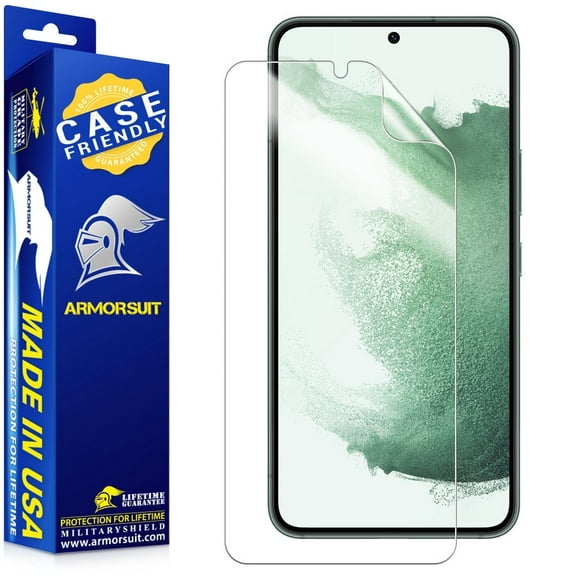 ArmorSuit 2 Pack MilitaryShield Screen Protector Designed for Samsung Galaxy S22 (6.2-INCH) Case Friendly Anti-Bubble HD Clear Film