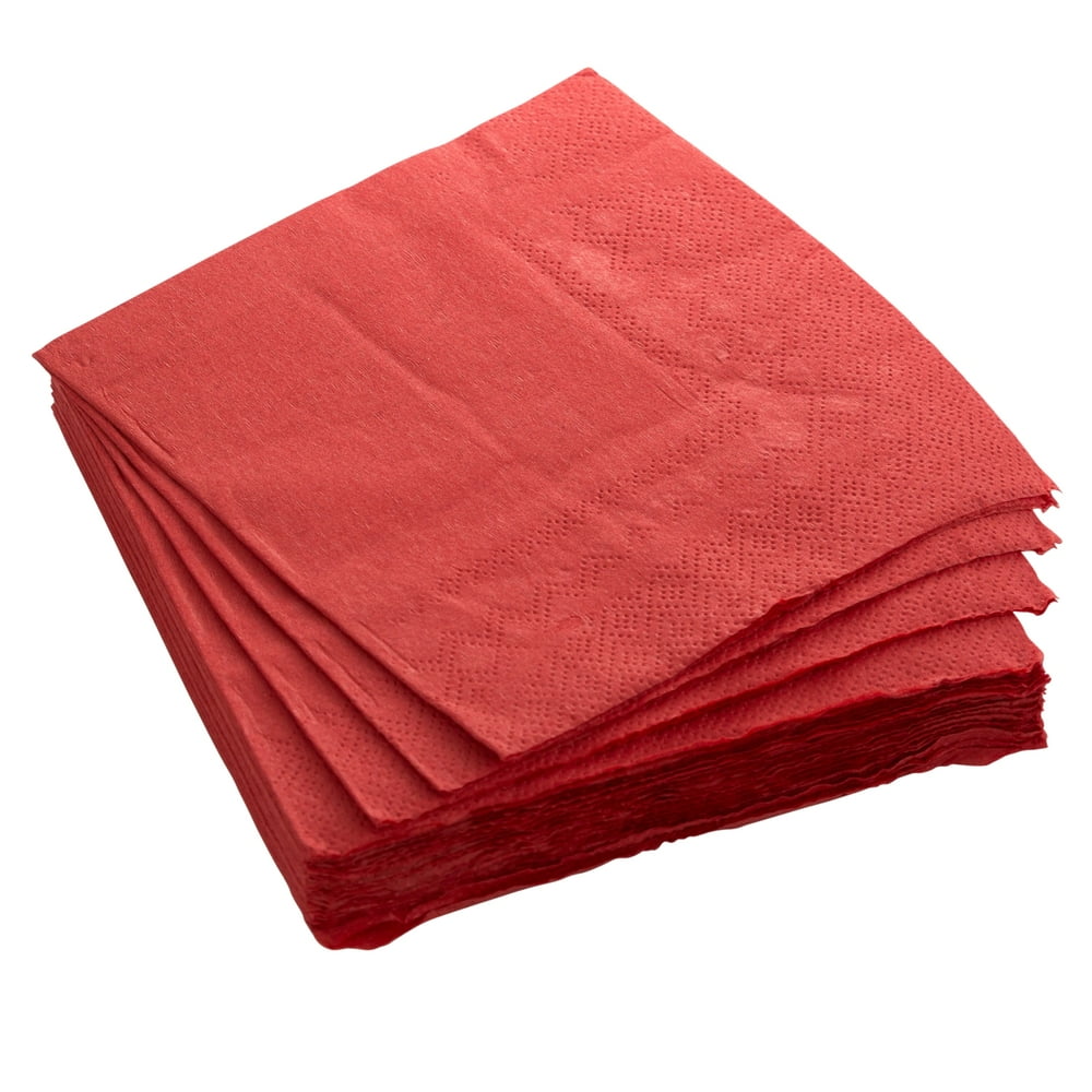 Red Luncheon & Dinner Paper Napkins 100 Ct.