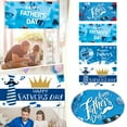 thumbnail image 2 of AURIGATE Happy Father's Day Banner Decoration, Extra Large 71x36 in Father's Day Backdrops for Photography, Father's Day Party Supplies Decoration Photo Booth Props for Video Shoot Studio Prop, 2 of 3