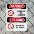 thumbnail image 5 of (2 Pack) Gasoline No Smoking Bilingual OSHA Danger Sign 18 Inch X 24 Inch Indoor / Outdoor Rust-Free Aluminum Metal Signs for Workplace, Workshop, and Construction Site, Made in the USA, 5 of 8