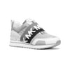 Michael Kors Women's Teddi Trainer Scuba Slip-On Sneakers Shoes Grey (6)
