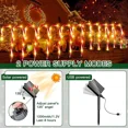 thumbnail image 4 of 12Pcs Outdoor Solar Christmas Candy Cane Lights Pathway Stake Lights Yard Decor, 4 of 11