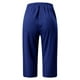 thumbnail image 4 of Pantalones deportivos de mujer de color liso y cintura media - Cintura elástica, diseño informal y estilizado - Pantalones para el día a día, el entrenamiento y las vacaciones, 4 of 4