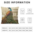 thumbnail image 5 of Nawypu  Christmas Pillow Covers Retro Peacock Christmas Throw Pillow Covers Winter Pillowcase Home Decor Living Room House Decorative Cushion Case for Sofa Couch, 5 of 5