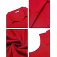 thumbnail image 6 of Pinspark Polo T Shirts for Women Sleeveless Golf Shirts Quick Dry Tennis Shirt Solid Workout Shirt, 6 of 6