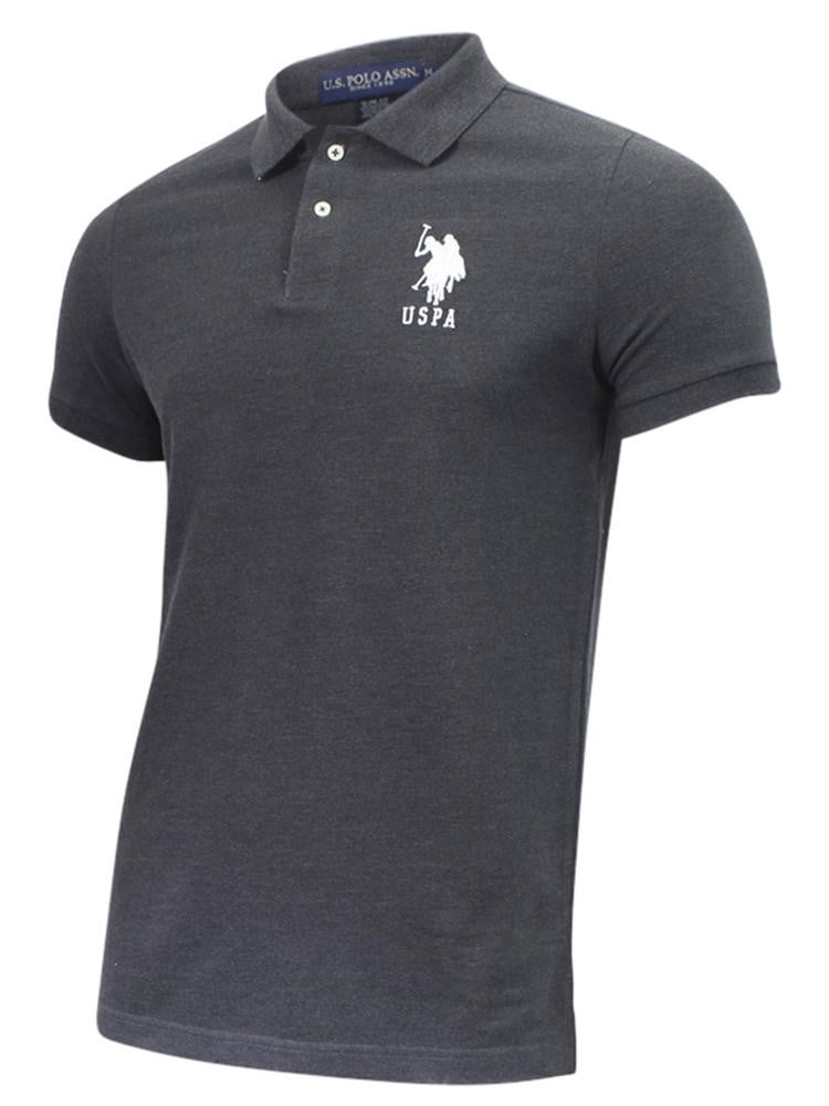 us polo t shirts black