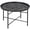 Pewter, variant on 24 Round Coffee Table with Hammered Tray Top, Vintage Metal Center Table for Living Room, Bedroom, Side Table, Pewter - Space Saving Side Table for Small Spaces