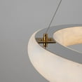 thumbnail image 4 of Artcraft Lighting Camila Collection 1Light 19" Chandelier Brushed Brass, 4 of 8