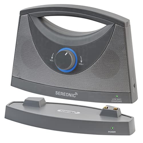 Altavoces inalámbricos SEREONIC para TV para personas con problemas de audición: portátiles, potentes y prácticos