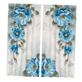 thumbnail image 2 of 2 piezas de cortinas impresas, cortinas opacas, panel de ventana, lavable, con aislamiento térmico, ojales de poliéster para dormitorio, casa de Magnolia Soledad Cortina de ventana, 2 of 7