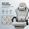 GTPLAYER Pocket Spring Cushion Gaming Chair with Footrest&&Linkage